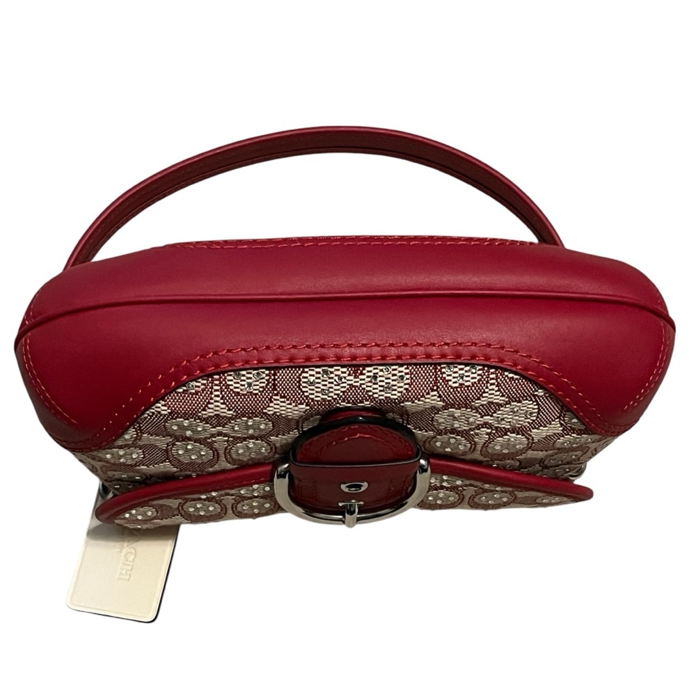Coach Ruby Red Soho Flap Bag - Picture 4 of 11